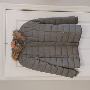 Women's Gray Puffer Coat
